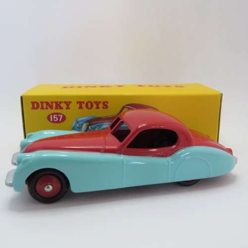 美品激レア　DINKY TOYS JAGUAR XK120 ミニカー Dinky Toys 157 Jaguar XK120 Virtually Mint/Boxed (Rare grey